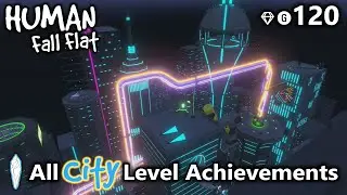 (FIXED) All City Level Achievements/Trophies in Human Fall Flat