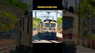 KAVACH WAP7 Anti Collision Device to prevent derailment #trainvideos #train #indianrailways #rail