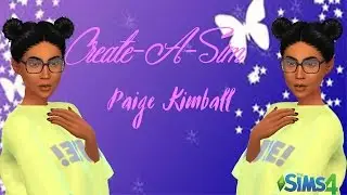 Sims 4 | Create A Sim: Paige Kimball (Nerd Girl)