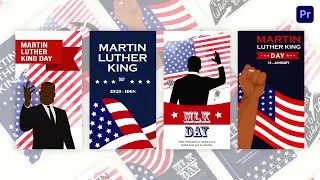 MLK Day Instagram Story Template Premier Pro