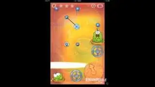 Cut the Rope Time Travel 6-15 The Stone Age Walkthrough