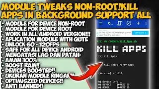 INIKAH YG KALIAN CARI² MODULE TWEAKS NON ROOT TERBARU VIP!!! SUPPORT ALL DEVICE VERSION!!