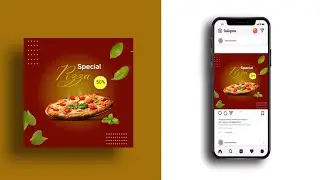 Pizza Flyer Design Tutorial 2024 | How to Design Pizza Poster in Pixellab