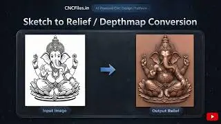 Sketch to CNC Relief in Seconds | AI Depth Map Generator for CNC Carving