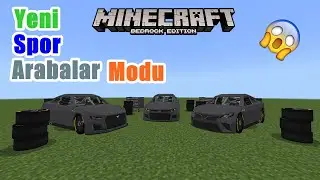 YENİ SPOR ARABA MODU!! 😱 -  Minecraft Bedrock Edition  - 1.18 X 1.17 Sürüm