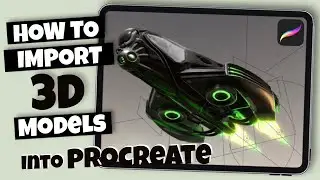How to Import 3D Files Into Procreate  