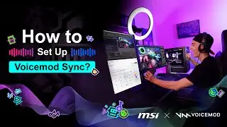 How to set up Voicemod Sync? | AI Voice Changer, Voicemod Sync, Mystic Light | MSI x 