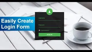 How To Create Login Form In HTML CSS | Make Sign In Form | Transparent Login Form | Sign Up Form