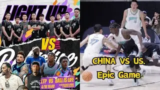 Chinese Streetball Team LTP Challenged Ballislife West Squad in LA