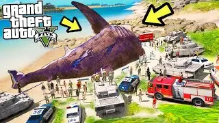 Gta 5: Военные поймали мегалодонна, а мы пытаемся отнять у них его