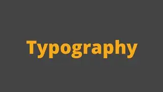 Typography In Graphic Design