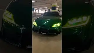 Toyota Supramk5 watermelon green / Supra color change / Supra modified