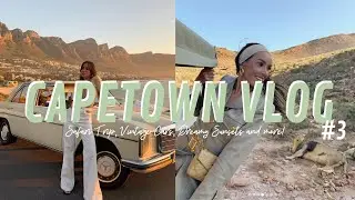 CAPE TOWN VLOG WEEK 3: Safari Trip, Driving in Vintage Cars, Chasing Sunsets and more! | Emma Rose