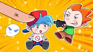 Anime Chibi Fnf vs Finger || Friday Night Funkin' Animation || Boyfriend and Pico