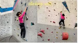 Climbing wall | Learning climbing | Rock climbing | Fun and Learn