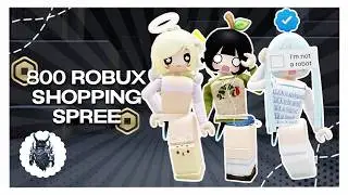 800 Robux Shopping Spree! 𐔌՞. .՞𐦯