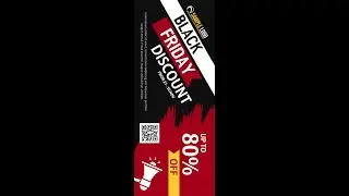 Black Friday Gift Voucher Design in MS Word