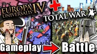 EU4 but i fight all battles in a Total War game (no, seriously, it works)