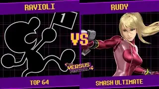Ravioli (Game & Watch) vs Rudy (Zero Suit Samus) - The Versus Festival