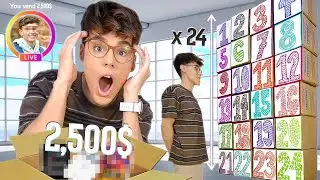 I Gave 2,500$ To a Subscriber For A Mystery Box Advent Calendar