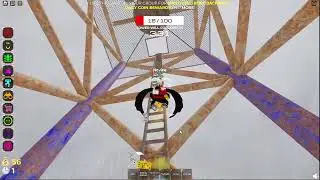 Roblox-  FALL BUT 100 PLAYERS - another movie game..