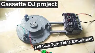 Cassette DJ #6, Exploring a New Cassette DJ Device with Full-Size Turntable