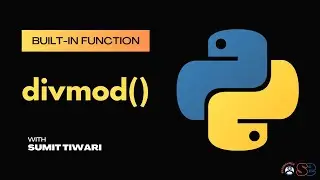 divmod() function in python | python built-in functions | Python Live Session |  