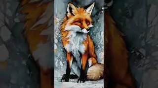 "Mythical Fox: A Breathtaking Art Collaboration"