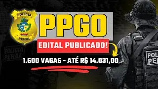 Concurso Policia Penal GO: Edital aberto com 1600 vagas | PP GO 2024