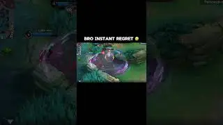 Bro regret spamming TP 🤣 #mobilelegends #mlbb #shorts