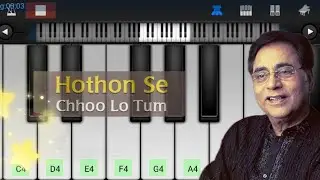 hoto se chhoo lo tum mera geet amar kar do...🎵 piano tutorial on perfect piano🎹