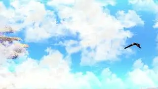 cloud green screen 4K 