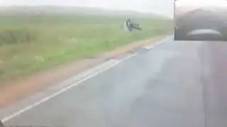 Машина вылетела в кювет! The car turned over
