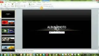 Créer un diaporama photo automatiquement sous PowerPoint 2010