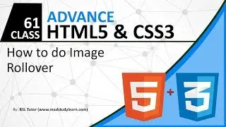 How to Make A Rollover Image With HTML - RSL Tutor