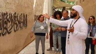Dubai walking tour 4k. Kite beach