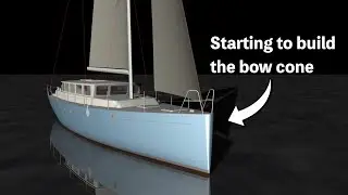 Cedar Shortage & Bow Section Construction - Building A 50ft Sailboat - Ep. 357 RAN Sailing