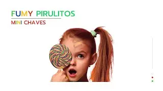 Pirulito Fumy Mini Chaves Kiko Psicodélico clássico festa Infantil Pote 400g 30un