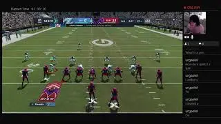 Bruh tries to get me to quit first ever online Madden game