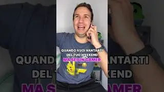 QUANDO VUOI VANTARTI DEL TUO WEEK-END MA SEI UN GAMER 😅🎮 - Alessandro Vanoni 