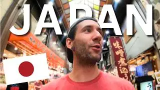 MY FIRST TIME in OSAKA JAPAN | Food Market | Travel