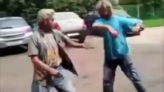Драка Алкашей с Быдлом