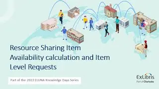 Resource Sharing Item Availability calculation and Item Level Requests