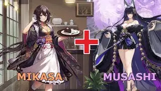 [Azur Lane] Mikasa + Musashi Demonstration