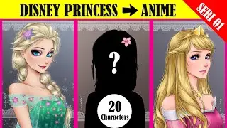 Gambar Karakter dan Putri Disney versi Anime (Seri 1)