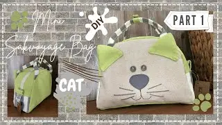 MİNİ SAKVOYAGE BAG CAT / SAKVOYAJ ÇANTASI KEDİ / СУМКА-САКВОЯЖ  