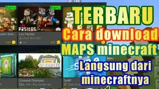 cara pasang map minecraft | langsung dari minecraftnya