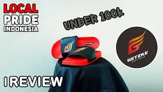 Review Sandal Slip On Getzke GE99 Red-Black, Keren Gak Harus Mahal Bor!