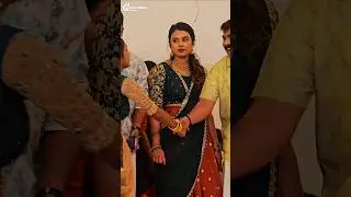 രതീഷിന് കൈ കൊടുത്തപ്പോൾ ജാസ്മിൻ ചെയ്തത് കണ്ടോ 🥰💞 | #jasminjaffar #mudiyanwedding