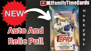 🔥⚾️ 2024 Topps Update Hobby Box! Auto & Relic Pull!! #topps #sportscards #cards